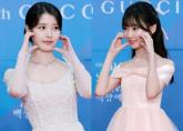 아이유, '폭싹 속았수다' 속 어린 애순이에게 '헤·드·메' 선물... 함께 백상 빛냈다