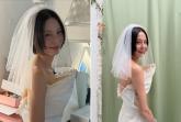 '마이큐♥' 김나영, 감각적인 민트 웨딩드레스로 시선 강탈