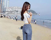 청바지 섹시미녀